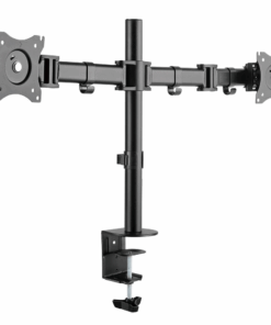 Dual Arm Table Top Monitor Clamp Stand 13 To 27