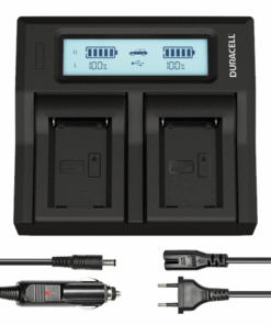 Dual Charger for Canon LP-E10 Batteries by Duracell