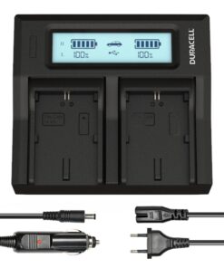 Dual Charger for Canon LP-E6 Batteries by Duracell