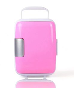 Dual-Purpose 4L Compact Portable Refrigerator - Pink