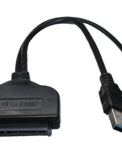 Dual USB SATA Cable - SATA to USB Cable - Hard Drive Converter Adapter