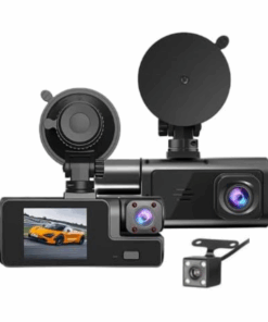 Dual WiFi Dashcam Camera HD 1080P Triple Lens 1080P