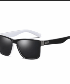 Dubery Classic Trendy Polarized Sunglasses - Black & White - C08