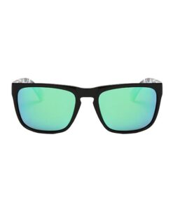 Dubery High Quality Sport Polarized Mirror Sunglasses - Black & Green