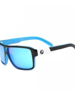 Dubery Multifunctional Outdoor Polarized Sunglasses - Black & Blue C6