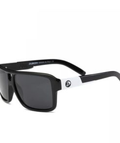 Dubery Multifunctional Outdoor Polarized Sunglasses - Black & White C8