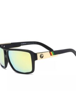 Dubery Multifunctional Outdoor Polarized Sunglasses - Black & Yellow C5