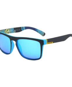Dubery UV Protection Polarized Sport Sunglasses - Black/Blue - 04