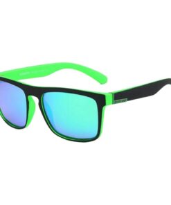Dubery UV Protection Polarized Sport Sunglasses - Black/Green - 02