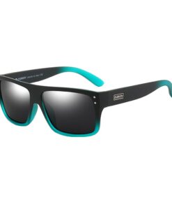 Dubery's Sport Polorized Sunglasses Black Green - Black