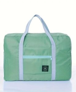 Duffel Fold-able Travel Bag Luggage Sports/Gym - Green