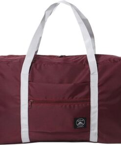Duffel Fold-able Travel Bag Luggage Sports/Gym - Red