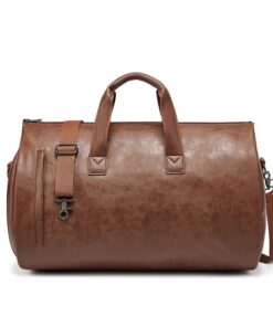 Duffle Luxury Foldable Travel Suit Luggage Bag - Retro Brown