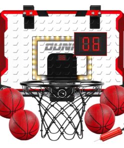 Dunk Basketball Hoop for Kids with Electronic Scoreboard