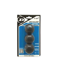 Dunlop Intro Squash Balls 3 Ball Pack