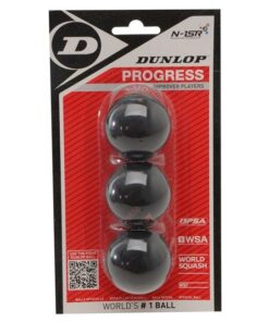 Dunlop Progress Squash Balls 3 Ball Pack