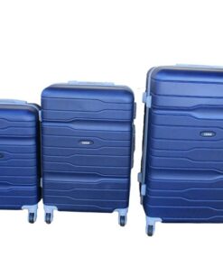 Durable Brand 3-Piece ABS Hard Shell Luggage Set with Spinner Wheels