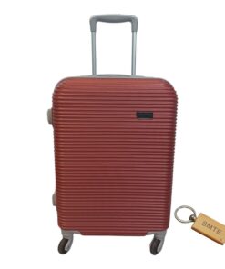 Durable Elegance: ABS Suitcasel Large 75Cm with Smte Keyring - 1 Piece - Red