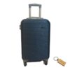 Durable Elegance: Suitcase Small 55cm with Smte Keyring - 1 Piece - Dark Blue