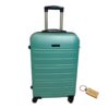 Durable Elegance: Suitcase Small 55cm with Smte Keyring - 1 Piece - Green