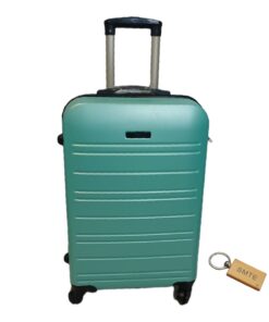 Durable Elegance: Suitcase Small 55cm with Smte Keyring - 1 Piece - Green