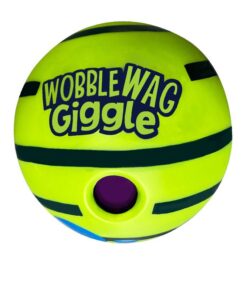 Durable & Teeth-Cleaning Doggies Giggle Ball - Interactive Dog Toy Ball - S