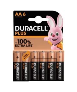 Duracell - Batteries Plus Aa 6 Pack - 4 Pack