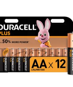 Duracell Plus AA Alkaline Batteries, 1.5V LR6 MN1500 - 12 Pack