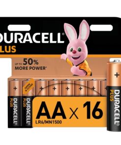 Duracell Plus AA Alkaline Batteries, 1.5V LR6 MN1500 - 16 Pack