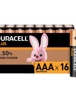 Duracell Plus AAA Alkaline Batteries, 1.5V LR03 MN2400 - 16 Pack