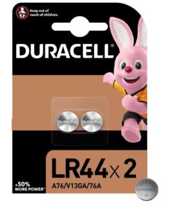 Duracell Specialty LR44 Alkaline Button Battery 1.5V (76A / A76) - 2 Pack