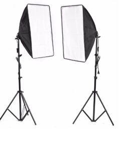 DW Professional Photography Lighting Kit Continuous Light Soft box Set Of 2