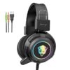 DW V 8 RGB Game Headphones Stereo Surround Sound with LED Lights