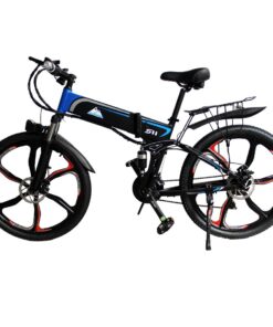 E-Bike 350W 10Ah Lithium Battery 21 Speed S11 Mountain Bicycle - Blue