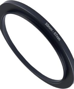 E-Photographic 58 to 67mm Lens Filter Step-Up Adapter Ring