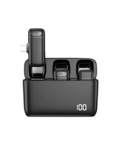 E Photographic J68 Duo Wireless Lavalier Microphone for USB Type C Devices