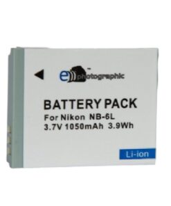 E Photographic NB-6L 1050 mAh Replacement Battery for Canon
