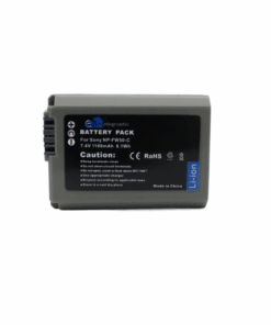 E Photographic NP-FW50 1100mAh Type C Replacement Battery for Sony Cameras