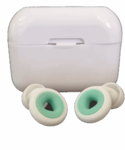 Ear Plugs for Sleeping/Noise Reduction Reusable Silicone Earplugs Concerts - Green