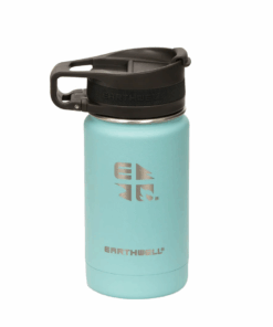 Earthwell - Double Wall S/Steel Vacuum Insulated - Roaster Bottle - 355 ml - Aqua Blue