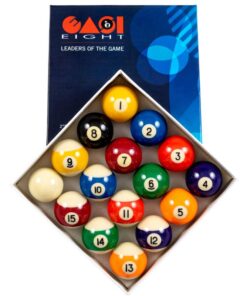 EASI8 Coloured Pool Ball Set