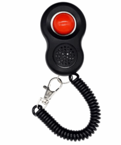 Easy Press Dog Training Clicker - Black