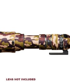 easyCover Lens Oak for Sigma 150-600mm F5-6.3 DG OS HSM Sport Brown Camo