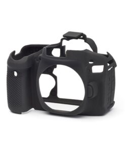 easyCover PRO Silicon Camera Protective Case for Canon 80D Black - ECC80DB