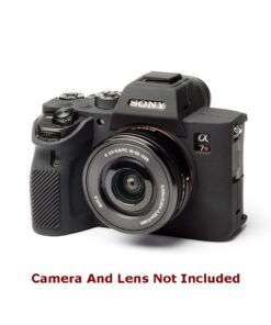 easyCover PRO Silicon Case for Sony A9 II/A7R 4 Cameras Black - ECSA9M2B
