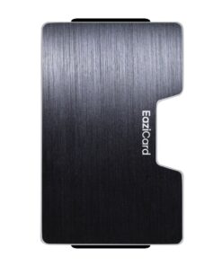 EaziCard RFID Stacker Card Holder - Black Brushed