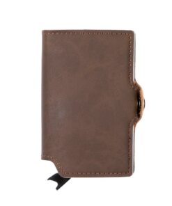 EaziCard RFID Wallet PU Leather  - Brown