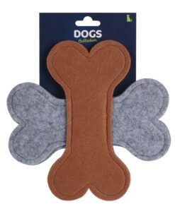ECO Dog Toy Felt - grey-brown - grey-brown