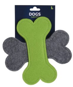 ECO Dog Toy Felt - grey-brown - grey-green