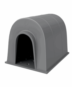 Eco Exploded Kennel Dog House - Mountain Grey - Medium